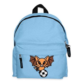 Orange Bat Kicker - Kids' Backpack - light blue - Front