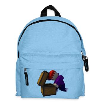 Voxel Treasure Chest Found - Kids' Backpack - light blue - Front