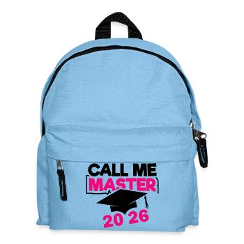 Graduation of the Master's Degree in 2026 - Kids' Backpack - light blue - Front