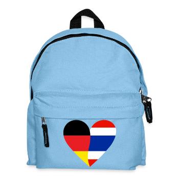 Germany Thailand Heart - Kids' Backpack - light blue - Front