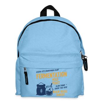 Sourdough Bread Baking Baker Sourdough Starter Jar - Kinder Rucksack - Hellblau - Vorne