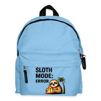 Fehler im Faultiermodus - Kinder Rucksack - Hellblau - Vorne