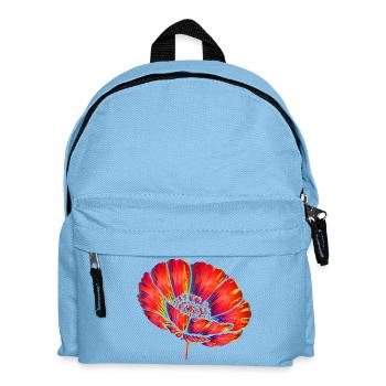 Pop Art néon Pop Art Décor Fleur Couleur - Sac à dos Enfant - bleu clair - Devant
