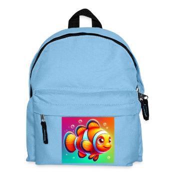 Poisson-clown - Sac à dos Enfant - bleu clair - Devant