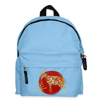 Horoscope du zodiaque chinois de la chèvre - Sac à dos Enfant - bleu clair - Devant
