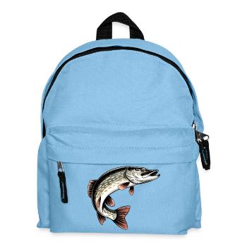 Predatory Pike - Kids' Backpack - light blue - Front