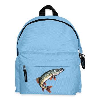 Empreinte de pique colorée - Sac à dos Enfant - bleu clair - Devant