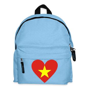 Vietnam Heart - Kids' Backpack - light blue - Front