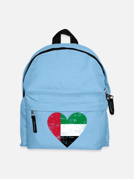 UAE Heart - Kids' Backpack - light blue
