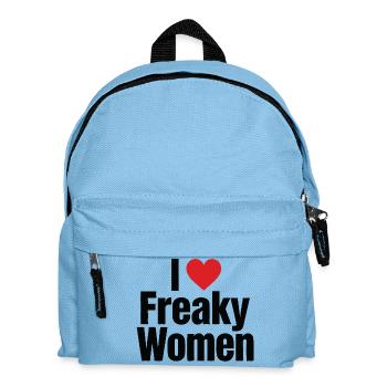 I Love Freaky Women - Kids' Backpack - light blue - Front
