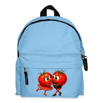 Tomaten Tänzer - Kinder Rucksack - Hellblau - Vorne