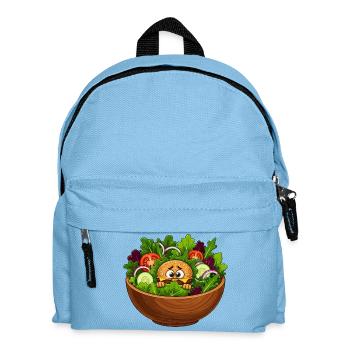 Salad Burger Bowl - Kids' Backpack - light blue - Front