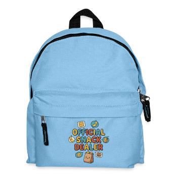 Offizielles Snack-Dealer-Tee - Kinder Rucksack - Hellblau - Vorne