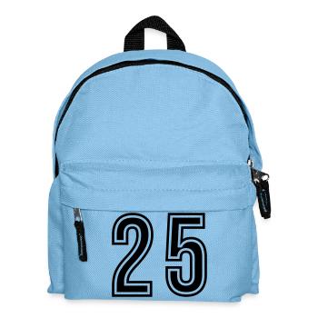 25 Symbole numérique - Sac à dos Enfant - bleu clair - Devant