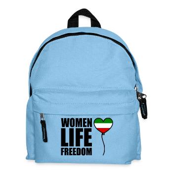 Women life freedom - Kids' Backpack - light blue - Front