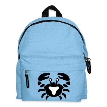 Sternzeichen Krebs - Kinder Rucksack - Hellblau - Vorne