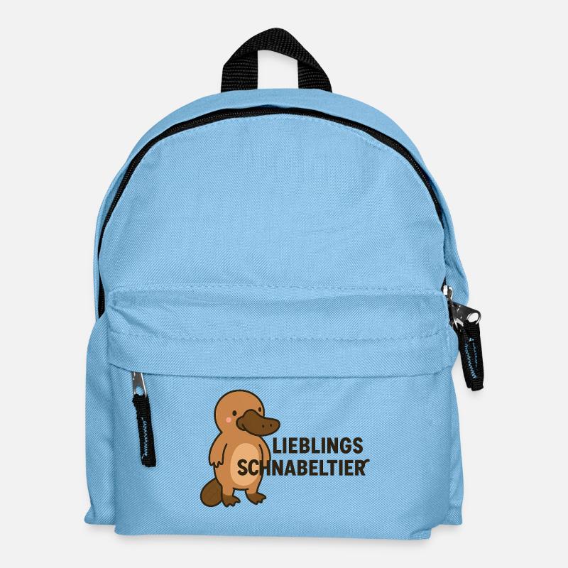 LIEBLINGS SCHNABELTIER - Kinder Rucksack - Hellblau