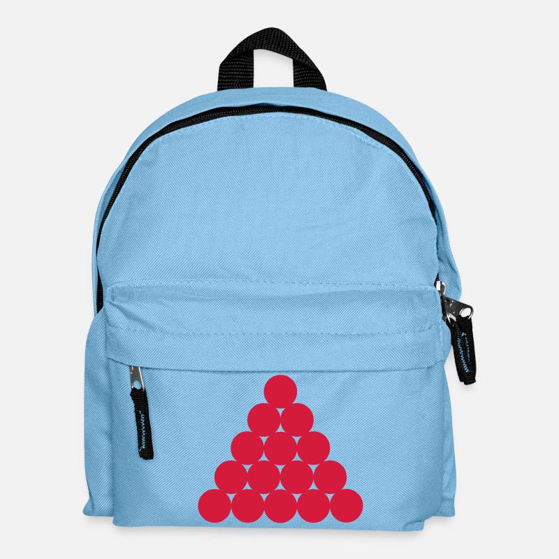 Snooker Red Ball Rack - Kids' Backpack - light blue