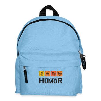 Humour drôle de sarcasme - Sac à dos Enfant - bleu clair - Devant