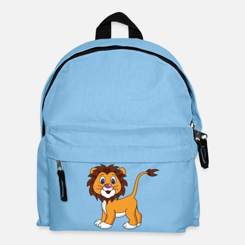 Baby Löwe - Kinder Rucksack - Hellblau