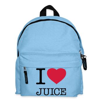 I LOVE JUICE Saft - Kinder Rucksack - Hellblau - Vorne
