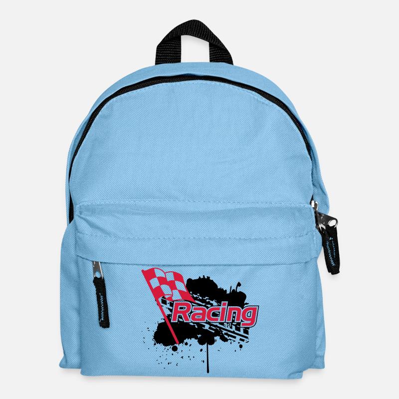 Racing - Kinder Rucksack - Hellblau