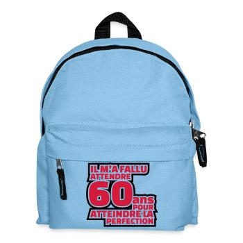 IL M'A FALLU ATTENDRE 60 ANS POUR ATTEINDRE... - Sac à dos Enfant - bleu clair - Devant