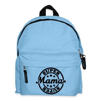 Super maman, maman, fête des mères, cadeau pour le lundi* - Sac à dos Enfant - bleu clair - Devant