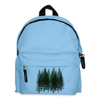 Fir Autumn October Winter Nature Wilderness Environment - Kids' Backpack - light blue - Front