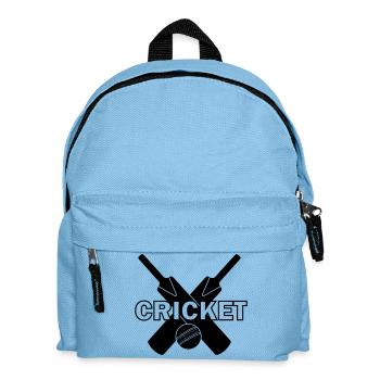 Cricket logo with text CRICKET - Kids' Backpack - light blue - Front
