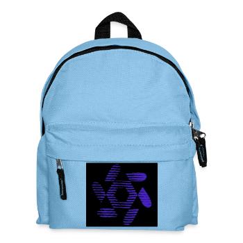 DESIGN. ART. AFRIQUE. GEEK. VINTAGE. GRAPHIQUE - Sac à dos Enfant - bleu clair - Devant