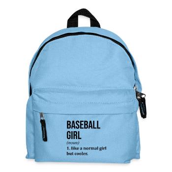 Baseball Baseball Baseball - Kinder Rucksack - Hellblau - Vorne