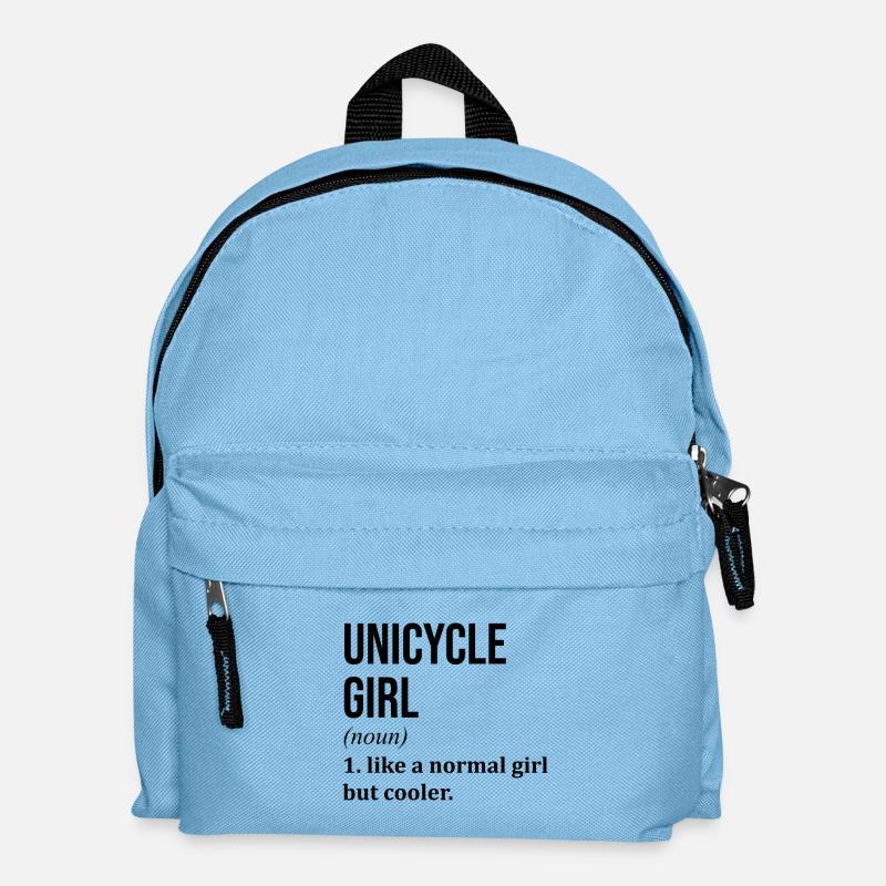 Einrad - Kinder Rucksack - Hellblau