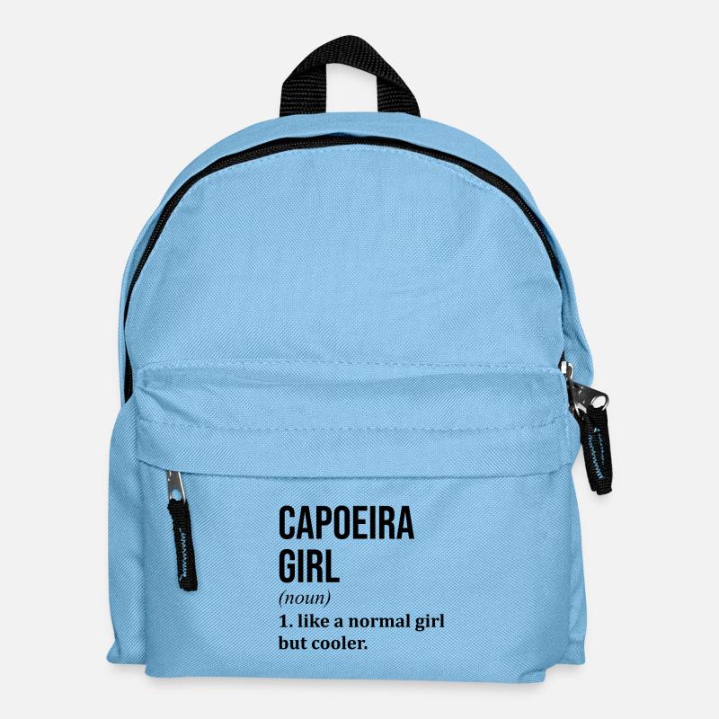 Capoeira - Kinder Rucksack - Hellblau