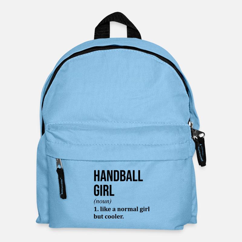 Handball - Kinder Rucksack - Hellblau