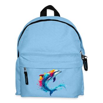 Dolphin - Kids' Backpack - light blue - Front