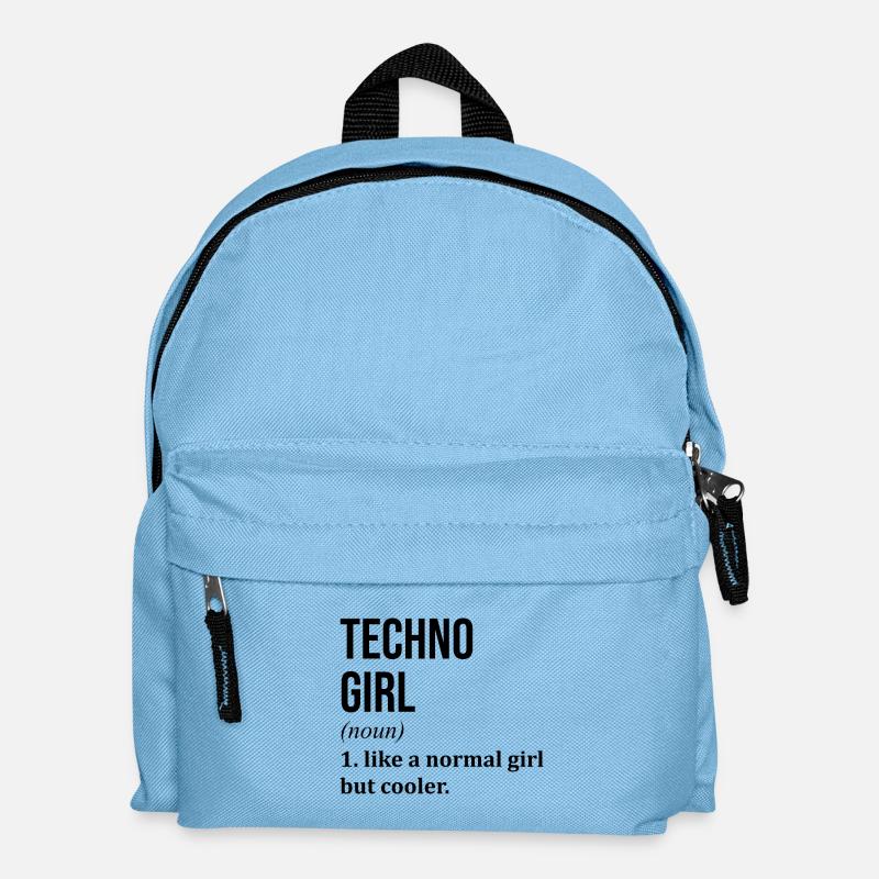 techno - Sac à dos Enfant - bleu clair