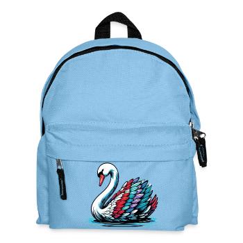 Swan - Kids' Backpack - light blue - Front