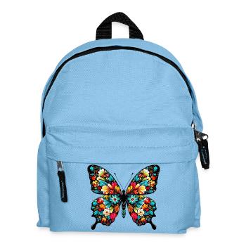Butterfly - Kids' Backpack - light blue - Front