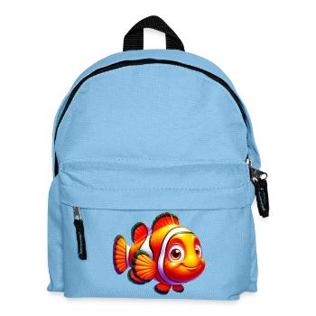 Poisson-clown - Sac à dos Enfant - bleu clair - Devant