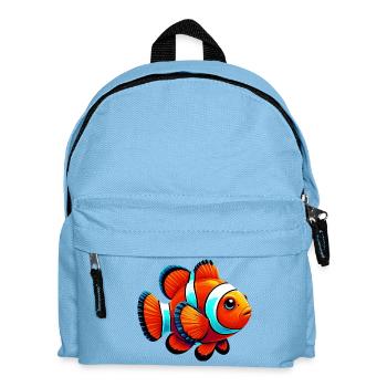 Poisson-clown - Sac à dos Enfant - bleu clair - Devant