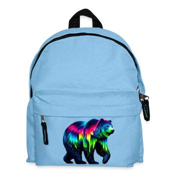 Bear - Kids' Backpack - light blue - Front