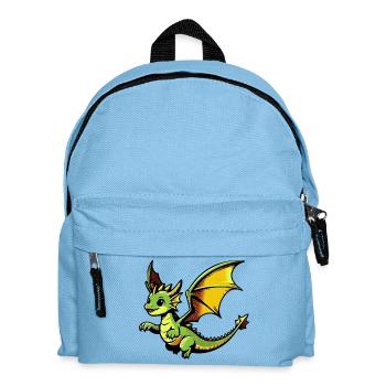Dragon - Kids' Backpack - light blue - Front