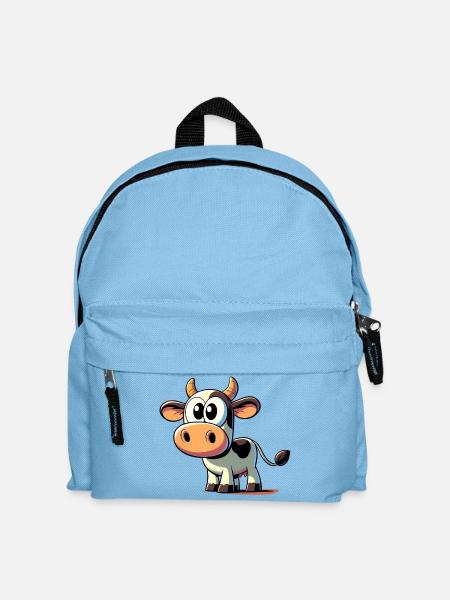 Kuh - Kinder Rucksack - Hellblau