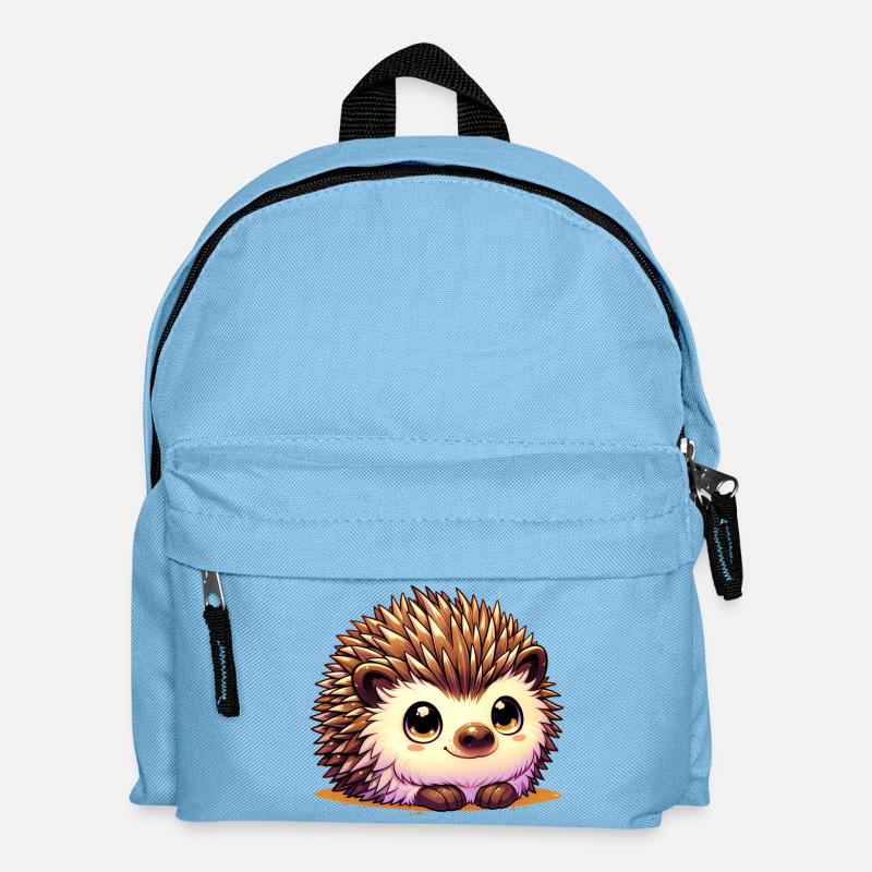 Igel - Kinder Rucksack - Hellblau