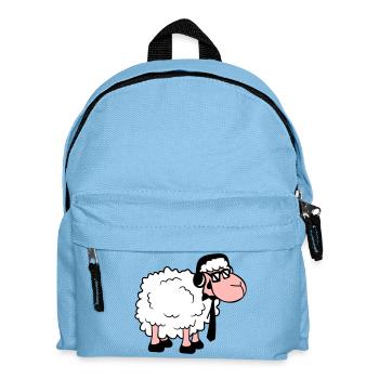mouton lunettes de soleil cravate musique DJ casque Fun - Sac à dos Enfant - bleu clair - Devant