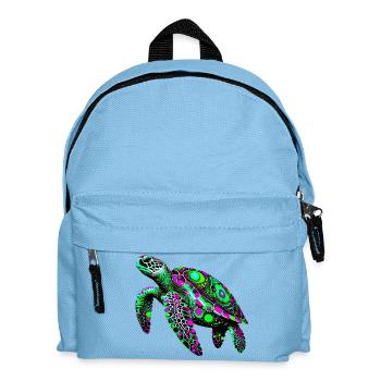 Tortue - Sac à dos Enfant - bleu clair - Devant