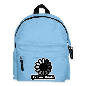 Laissez-moi penser chargeur - Sac à dos Enfant - bleu clair - Devant