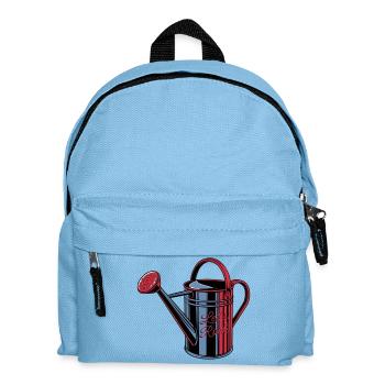 Gießkanne Lets Rock Gartenarbeit - Kinder Rucksack - Hellblau - Vorne