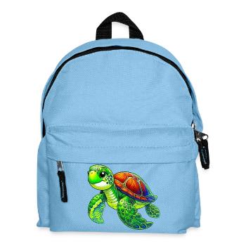Turtle - Kids' Backpack - light blue - Front